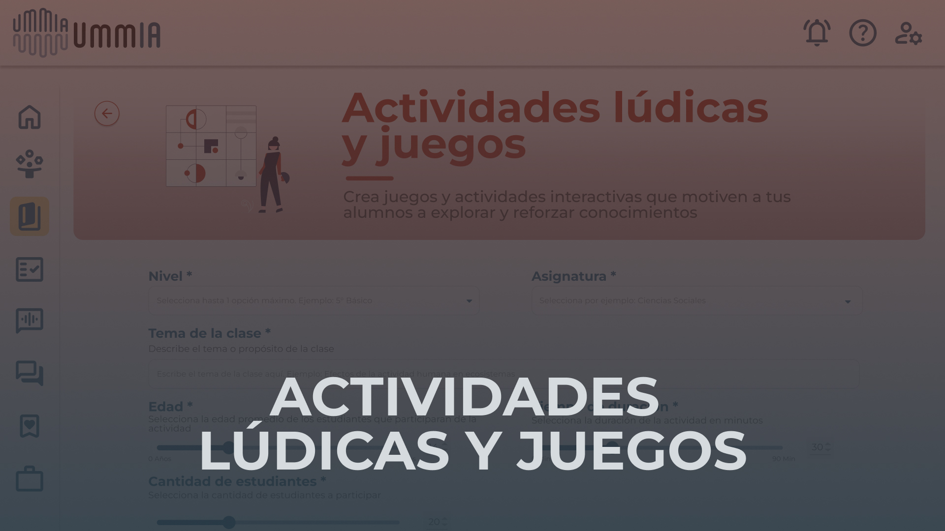 Actividades ludicas y juegos​