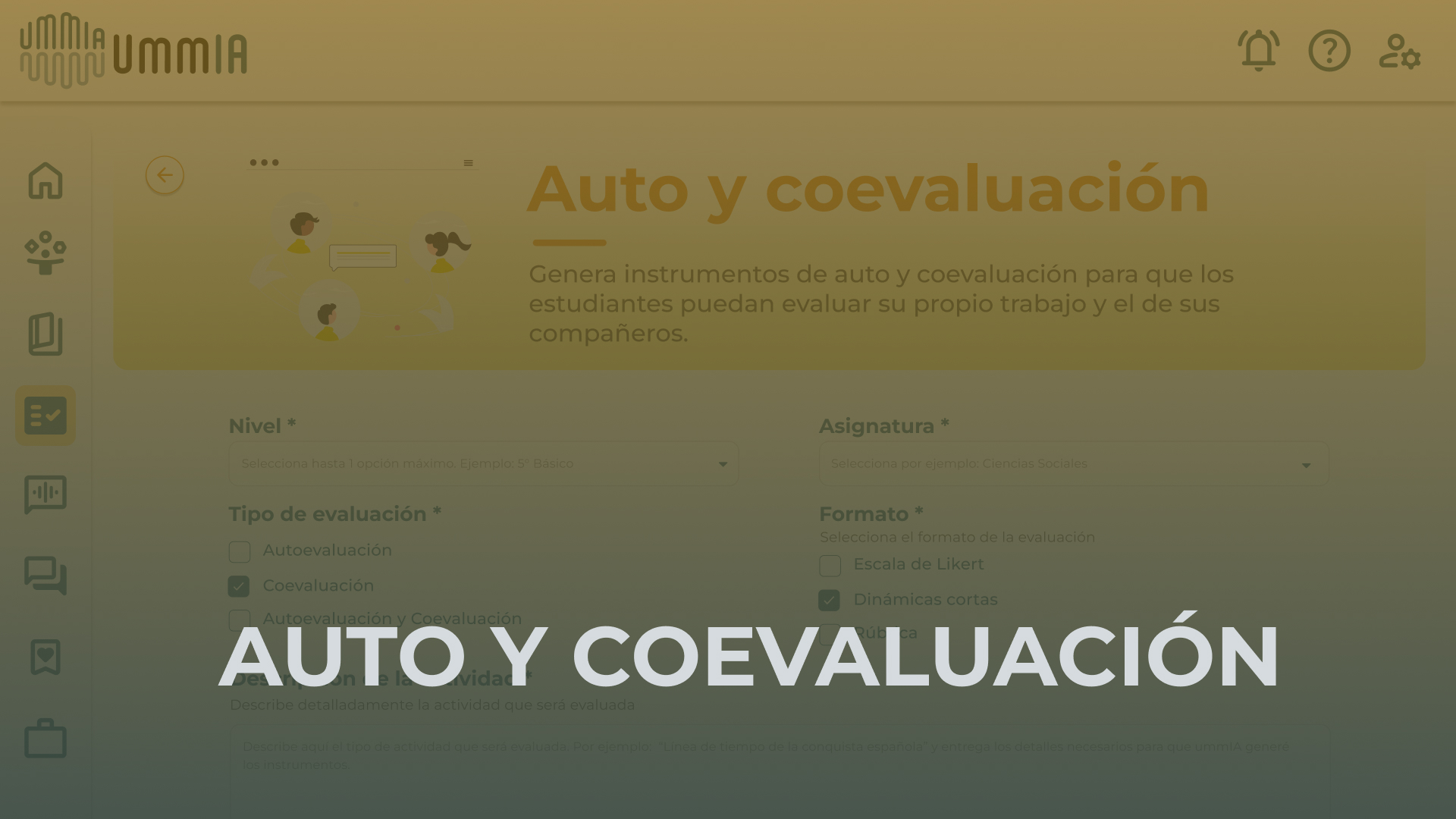 Auto y coevaluacion​