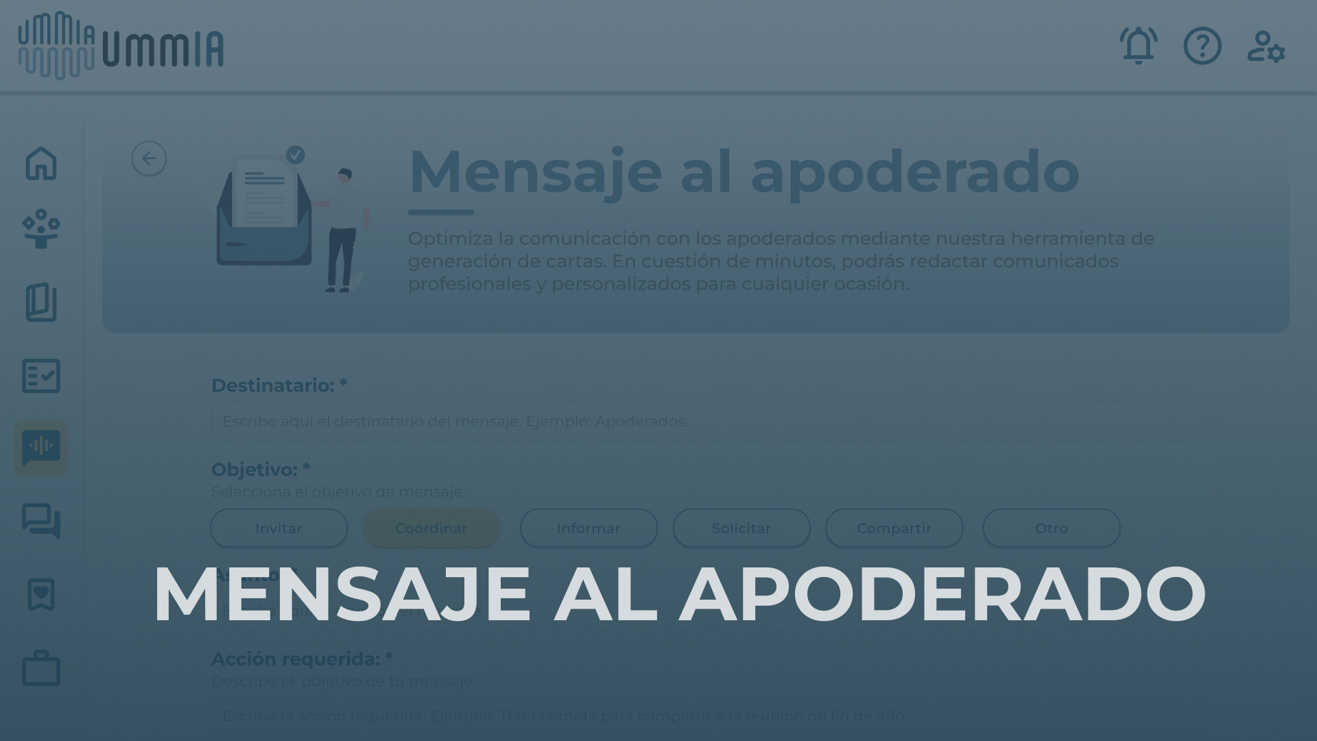 Mensaje al apoderado​
