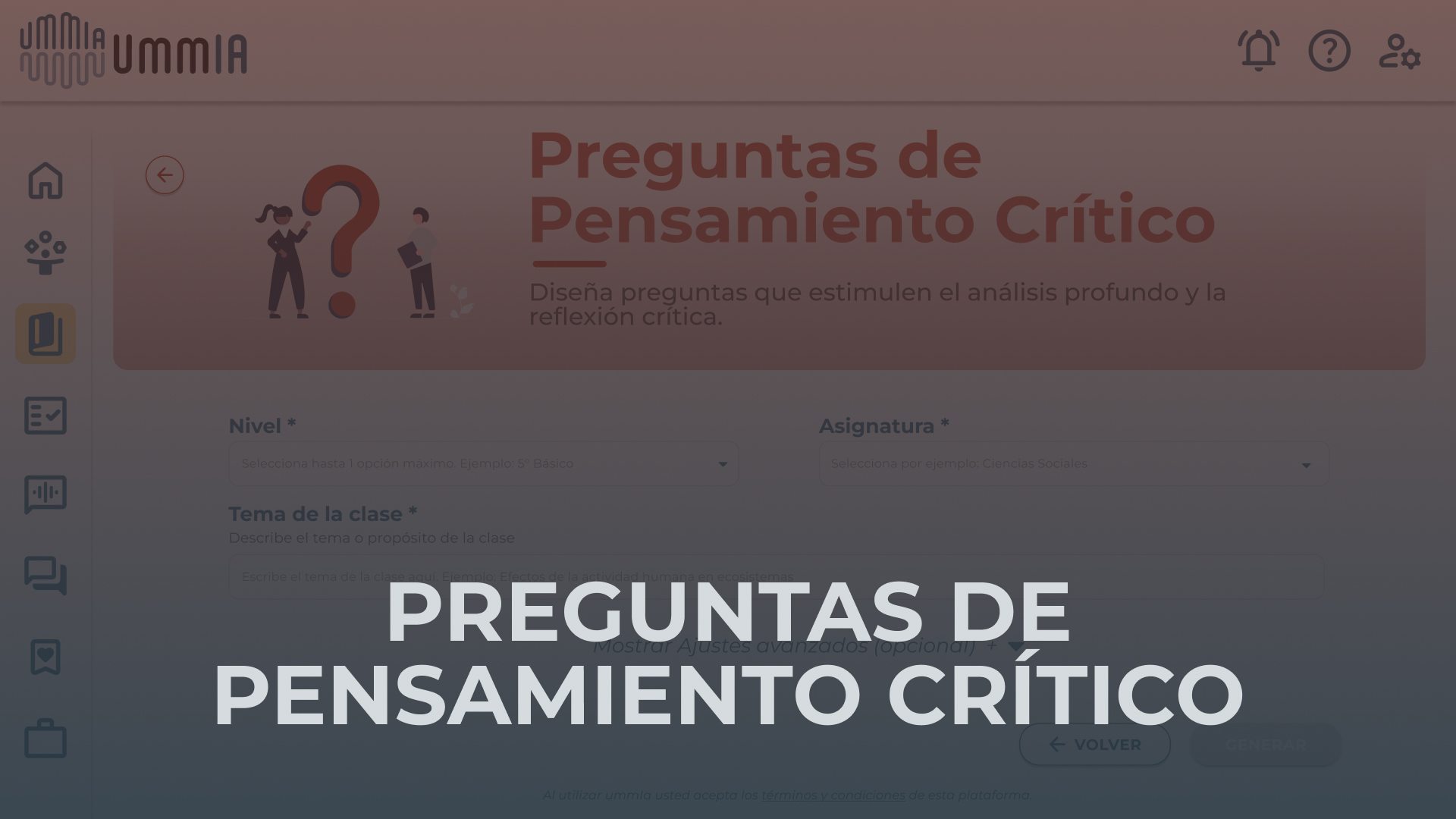 Preguntas de pensamiento critico​