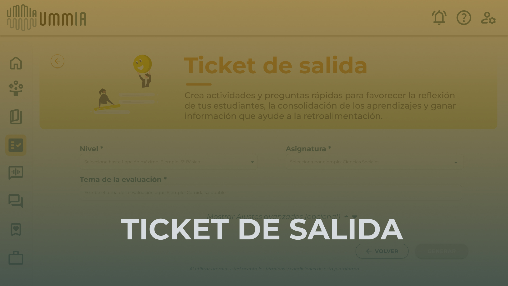 Ticket de salida​