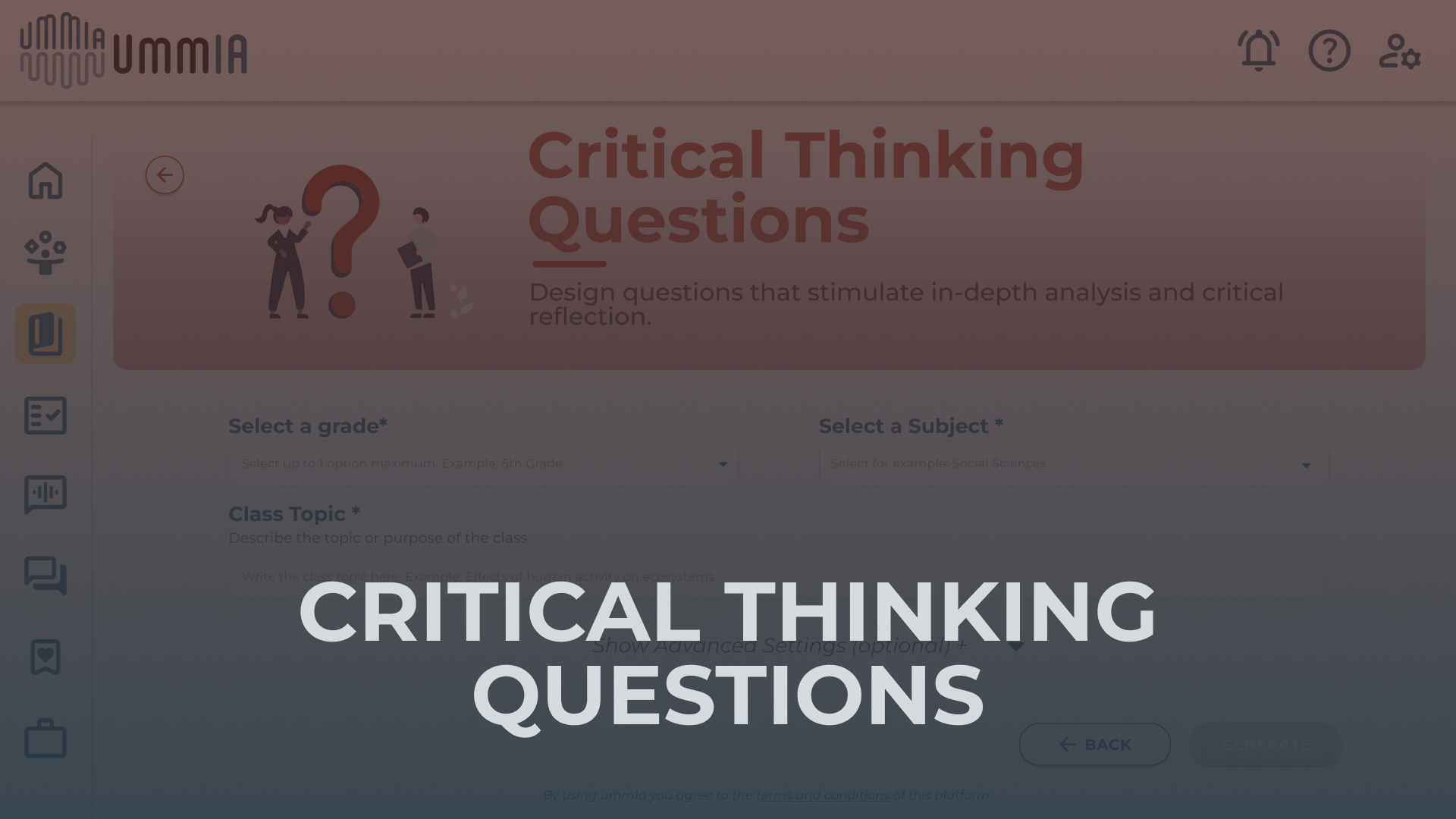 Critical Thinking Questions