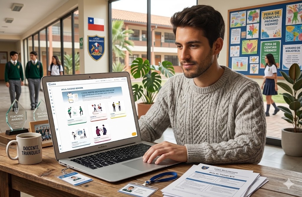 profesor usando ummia